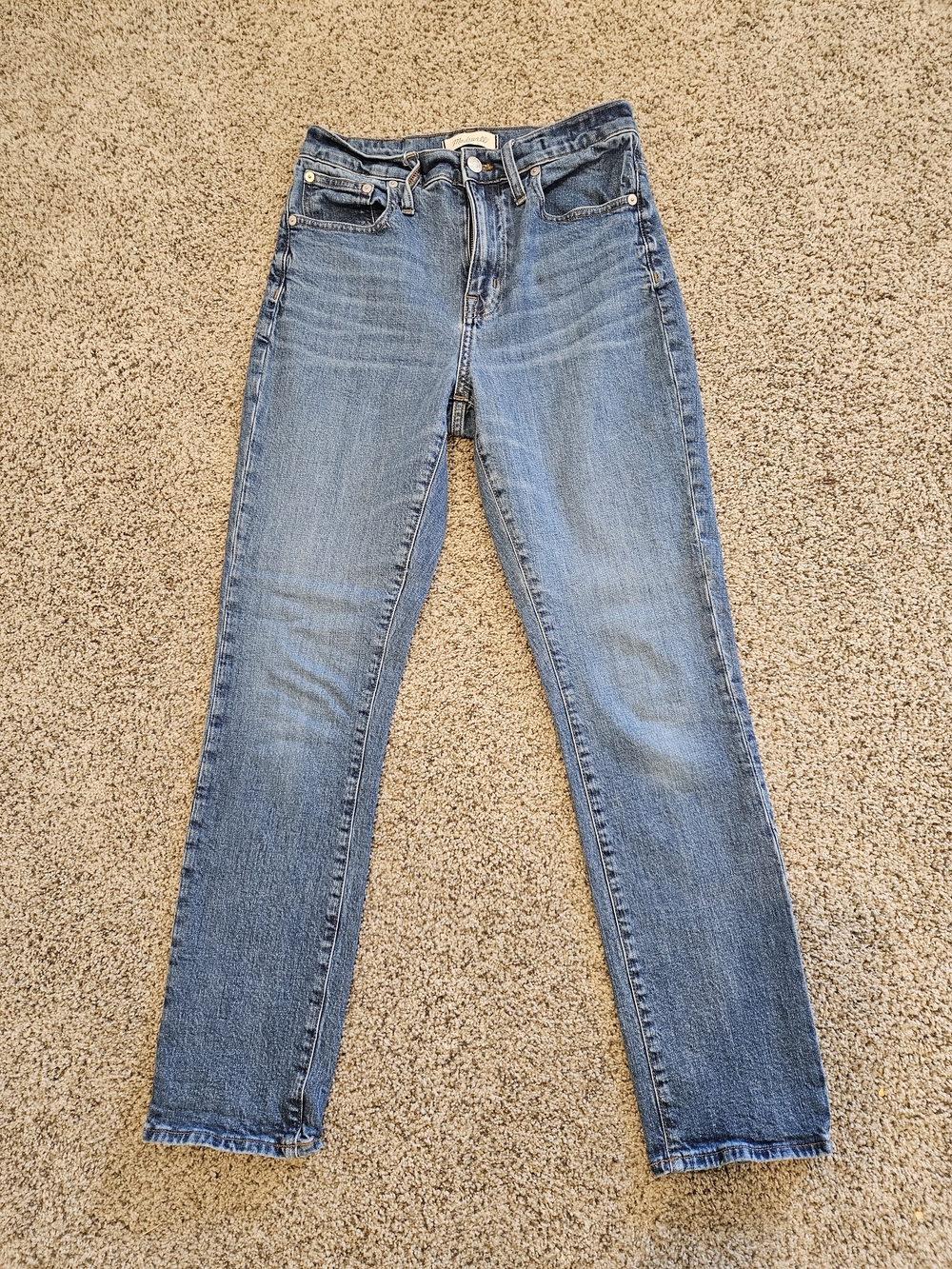 Madewell Light Blue Straight Leg Jeans